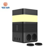 Altoparlante portatile con lampada intelligente Redsun RS-02EU-SP, Funzione di batteria esterna, Caricatore wireless, Bluetooth