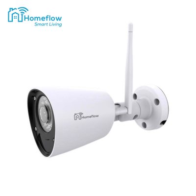 Telecamera di sorveglianza wireless Homeflow C-6003, per esterni, rilevamento del movimento, visione notturna, controllo tramite smartphone
