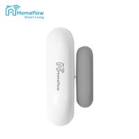 Sensore di contatto per porte e finestre Wireless Homeflow S-2001, Compatibile con Google Assistant e Amazon Alexa