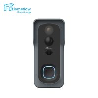 Campanello intelligente wireless con monitoraggio video Homeflow D-3001, Comunicazione bidirezionale, Rilevamento del movimento, Notifiche, Modulo campanello interno incluso