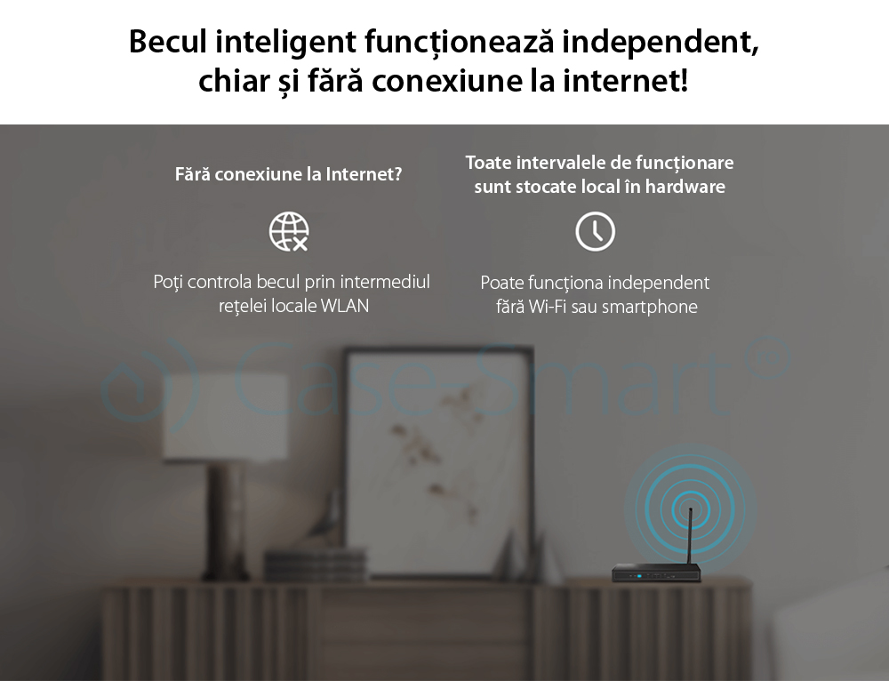 Lampadina Intelligente LED Wireless Homeflow B-5011, E27, 9W (60W), 806lm, RGB, Dimmerabile, Controllo tramite Smartphone