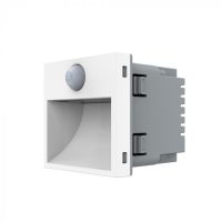 Modulo Lampada da notte LED Livolo con cornice in vetro, sensore di movimento incorporato