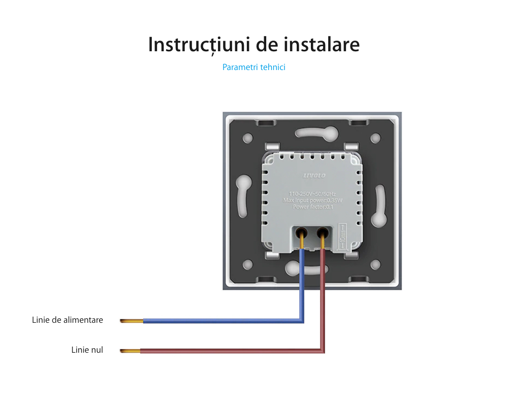 Luce Notturna LED LIVOLO – Senza Sensore di Movimento