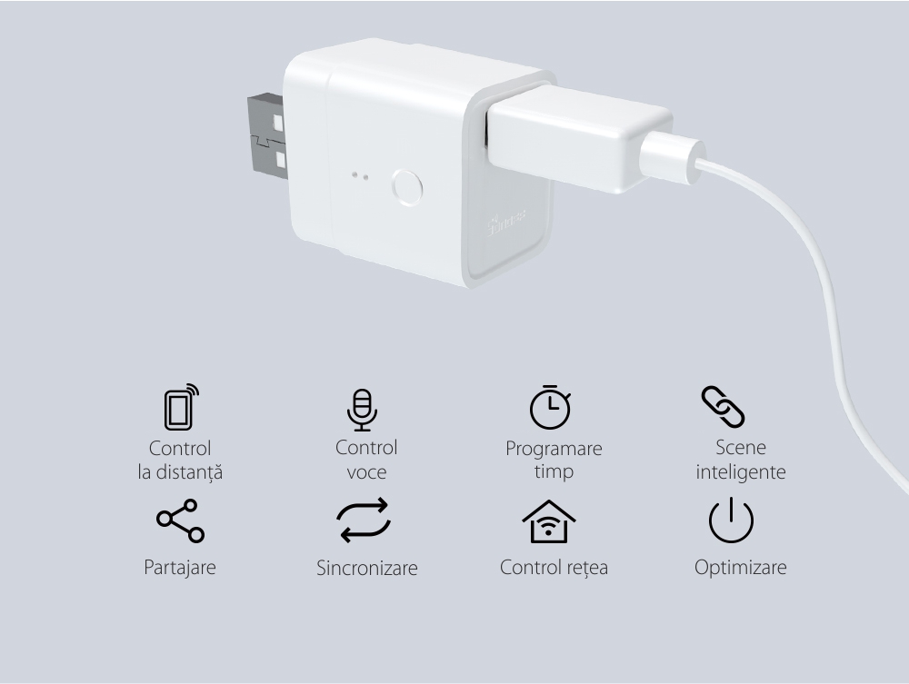 Adattatore USB intelligente Sonoff, Micro, 5V, Wireless, Compatibile con Google Home, Alexa e eWeLink