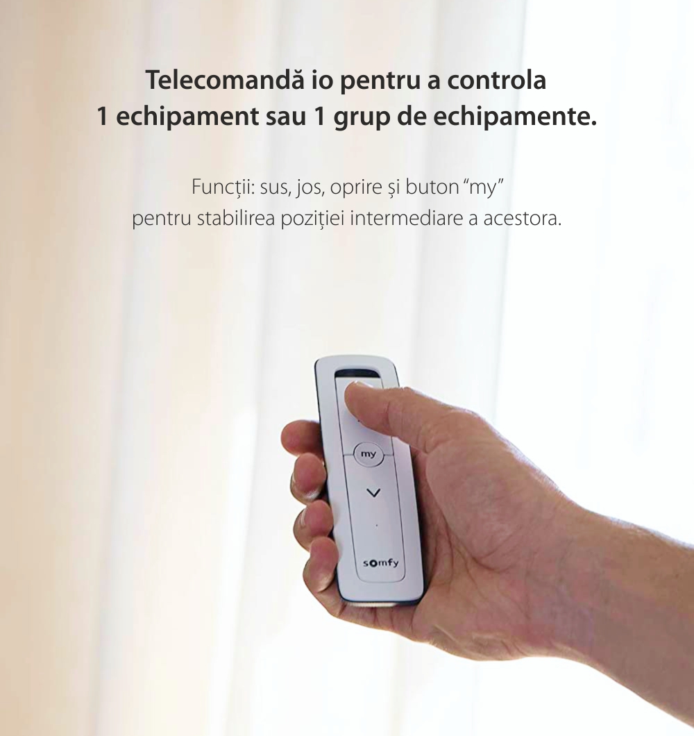 Telecomando Situo 1 io Pure II EE, Funzione auto/manuale, Compatibile con io-homecontrol