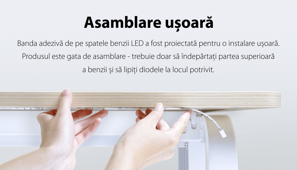 Striscia LED Intelligente Yeelight Lightstrip Plus YLDD05YL, Smart, Lunghezza 2 m, Potenza 7,5 W, Compatibile con Google Assistant