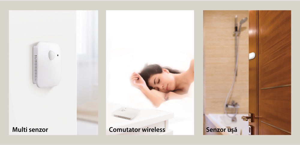 Sistema di allarme BroadLink BestCon MSK1, sensori di movimento, temperatura, umidità