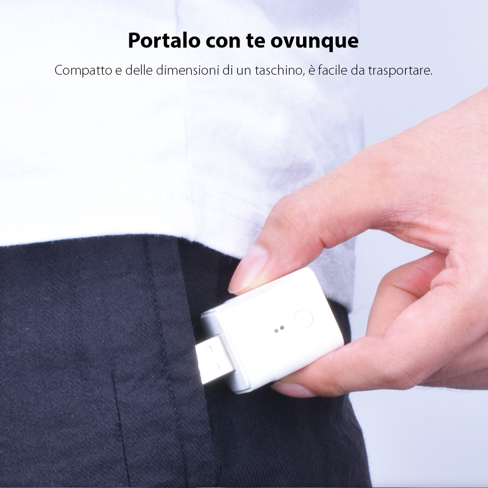 Adattatore USB intelligente Sonoff, Micro, 5V, Wireless, Compatibile con Google Home, Alexa e eWeLink