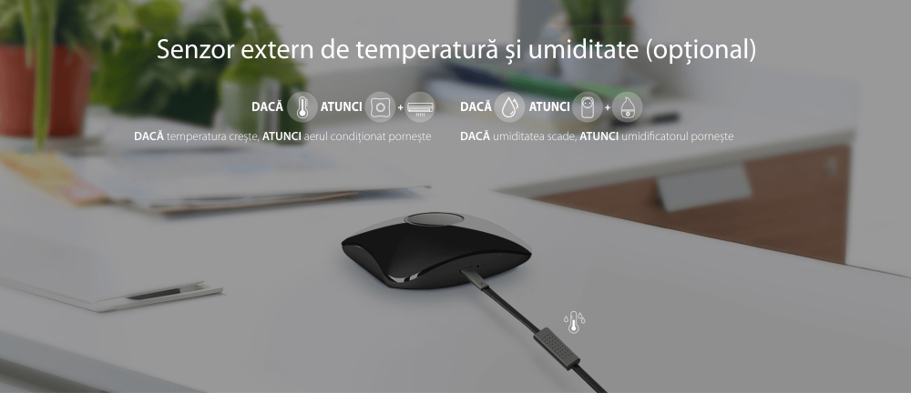 Telecomando universale HUB Wi-Fi BroadLink RM4 Pro, compatibile con Google Home, Alexa e IFTTT