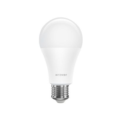 Lampadina Smart LED RGB, BlitzWolf BW-LT21, 10 W, Bulb, 900 LM, 3000K, E27, Controllo vocale