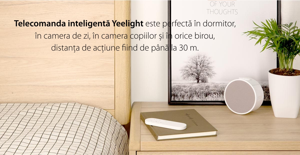 Telecomando intelligente Yeelight YLYK01YL, Bianco, Fino a 1800 lumen, Bluetooth