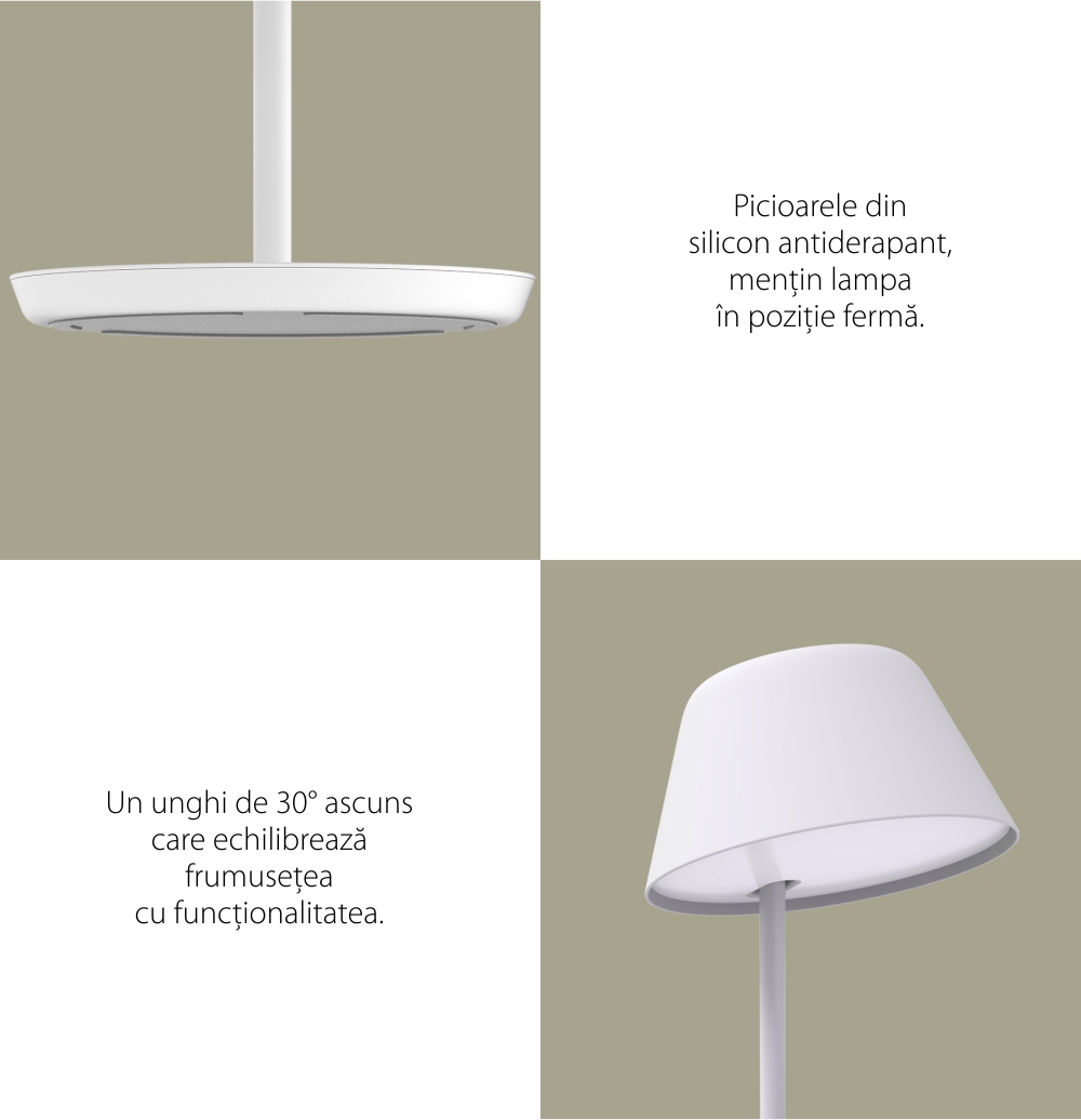 Lampada LED Yeelight Staria Bedside Lamp Pro, YLCT03YL, Per la ricarica wireless, 18W, Controllo vocale
