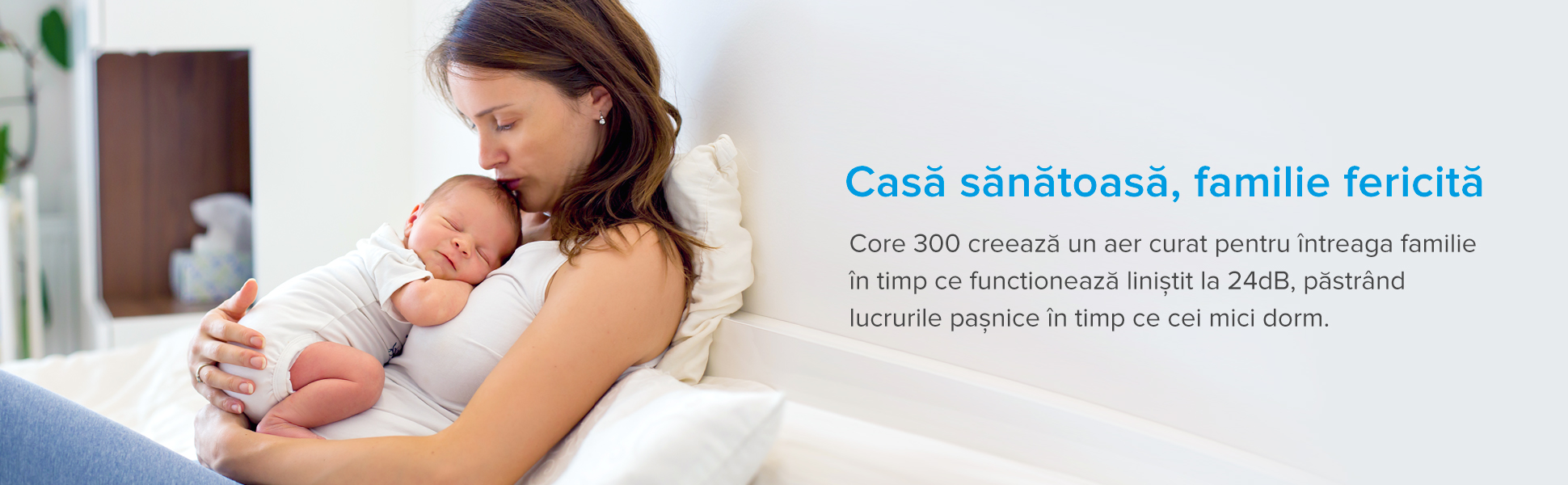 Purificatore d’Aria Levoit Core 300, Bianco, Filtro True HEPA, Carbonio Attivo, Super Silenzioso, Touch Screen