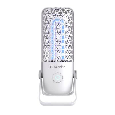 Lampada di sterilizzazione BlitzWolf BW-FUN4, portatile, a raggi ultravioletti e ozono, batteria da 700 mAh