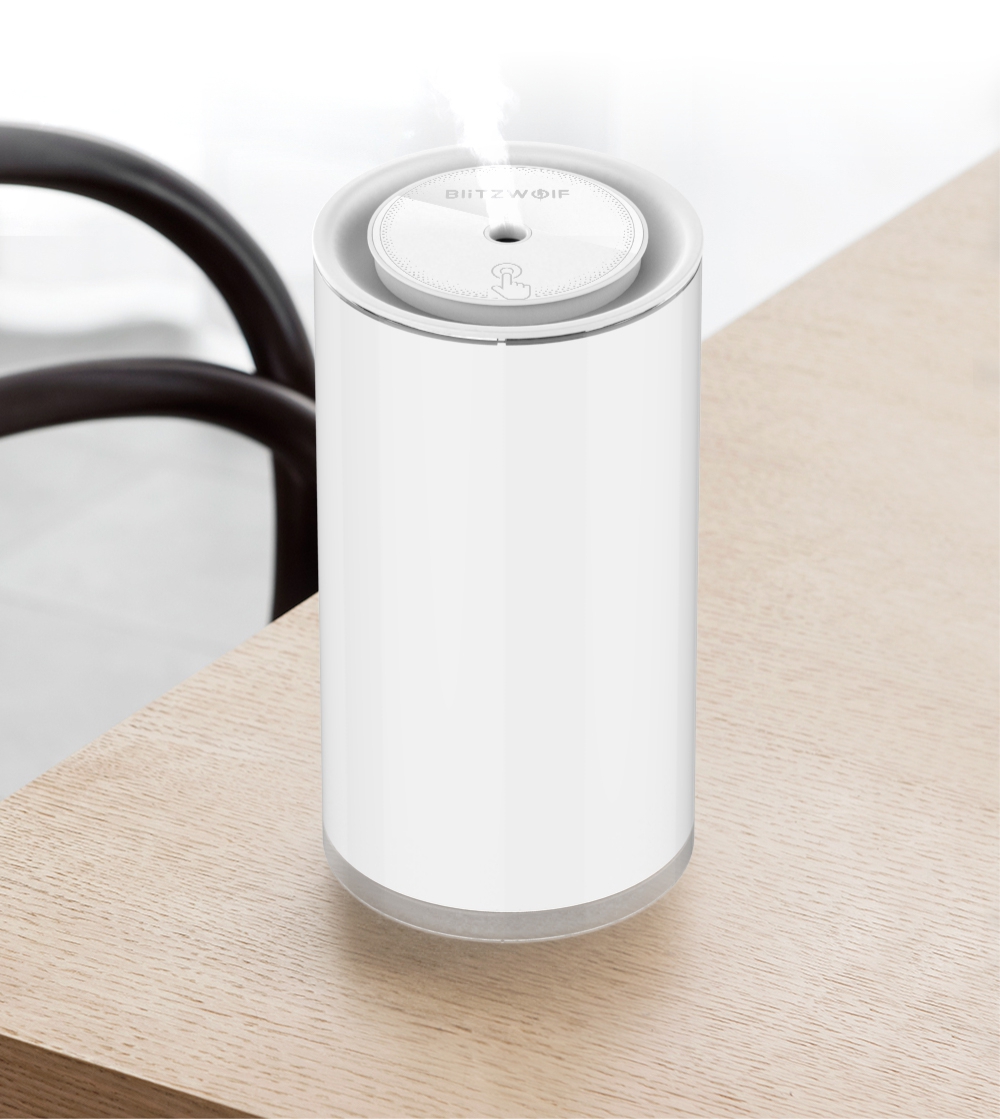 Umidificatore ad ultrasuoni con luce notturna BlitzWolf BW-FUN2, Capacità 400 mL, Luminosità regolabile