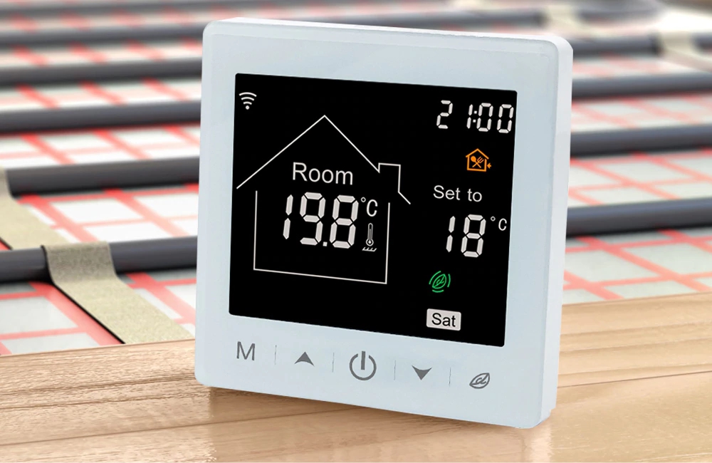 Termostato Wi-Fi BeOk per caldaia a gas e riscaldamento a pavimento