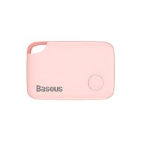 Dispositivo intelligente anti-perdita Baseus T2, Bluetooth, monitoraggio tramite app, batteria da 75 mAh, allarme da 100 dB. colore rosa