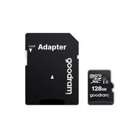 Scheda di memoria MicroSDXC + Adattatore SD, GOODRAM M1AA-1280R12, 128 GB, Memoria interna UHS-I