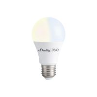 Lampadina LED intelligente Shelly Duo, Wi-Fi, E27, 9W, Temperatura del colore 800 LM