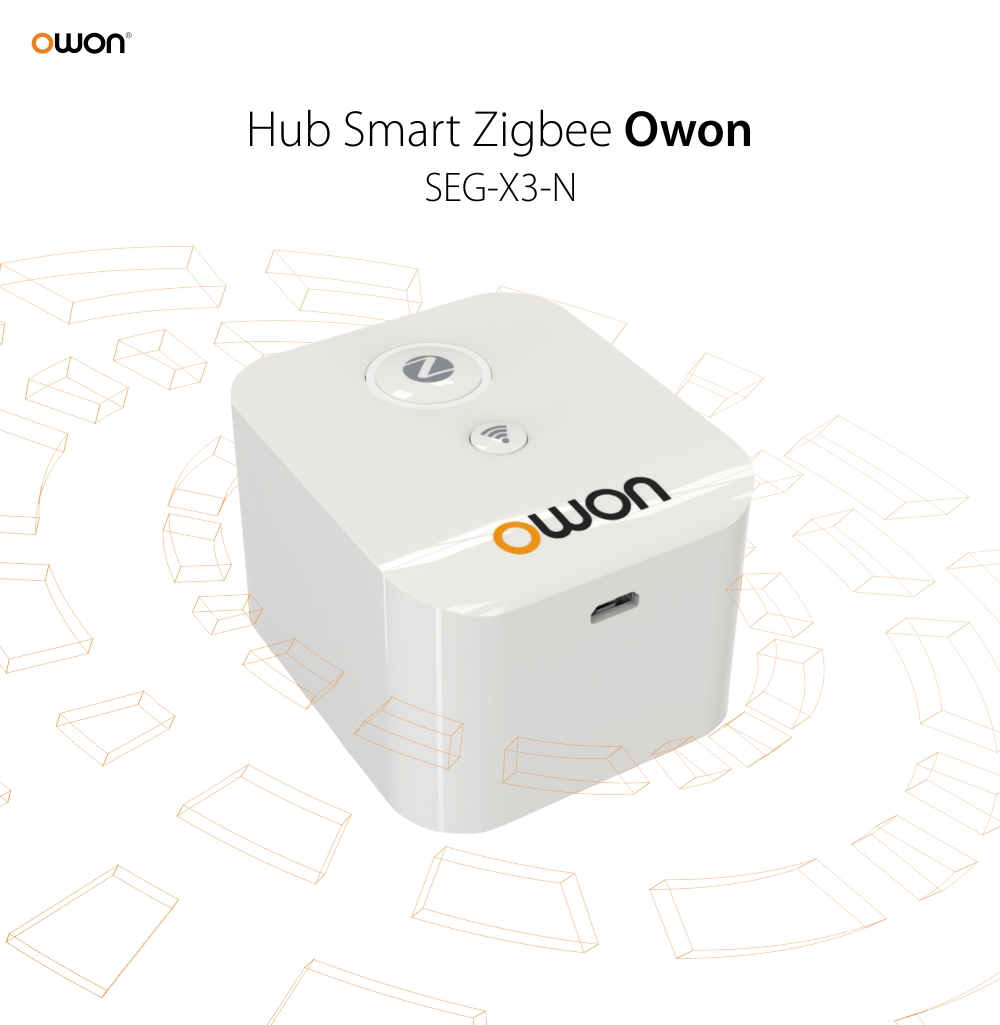 Hub Intelligente e Centro di Controllo Owon, per l’Automazione Domestica, ZigBee, Wi-Fi 2.4 GHz, Controllo tramite App
