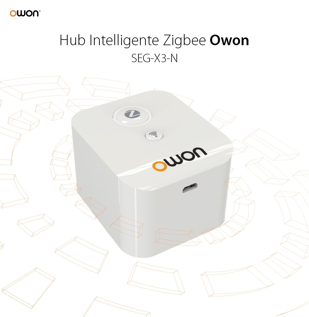 Hub Intelligente e Centro di Controllo Owon, per l’Automazione Domestica, ZigBee, Wi-Fi 2.4 GHz, Controllo tramite App