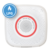 Sensore rilevatore di gas liquefatto Shelly Gas LPG, Wireless, Allarme 70 dB, Notifiche tramite app