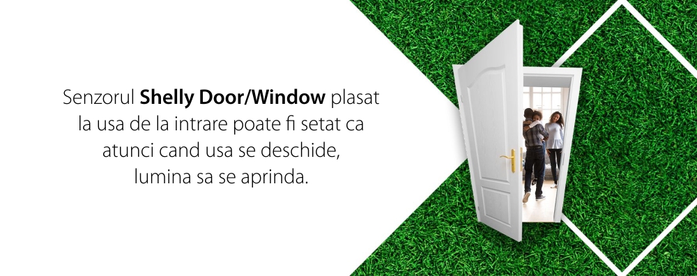 Sensore per porta/finestra Shelly Door Window 2, Connessione Wi-Fi, Sensore di luce
