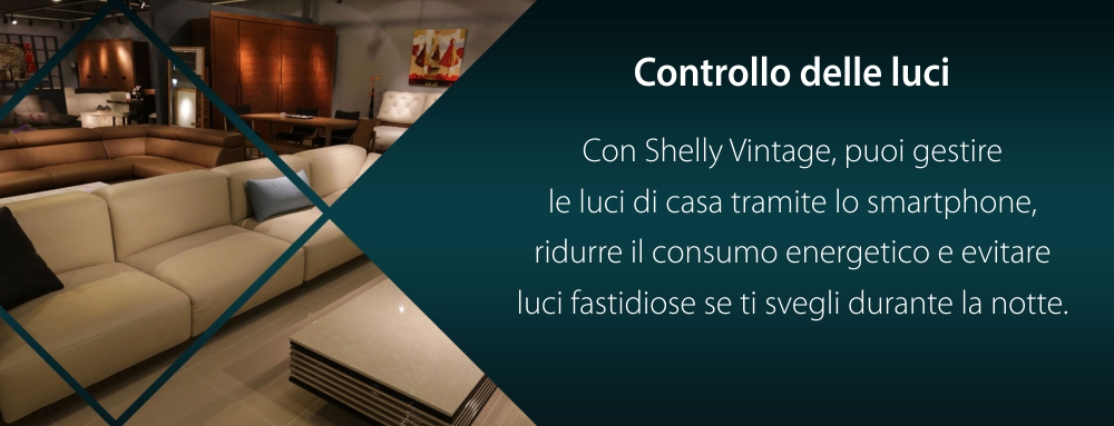 Lampadina intelligente Shelly Vintage ST64, Dimmer, Wi-Fi, Controllo tramite app, E27, 7W, 750 LM
