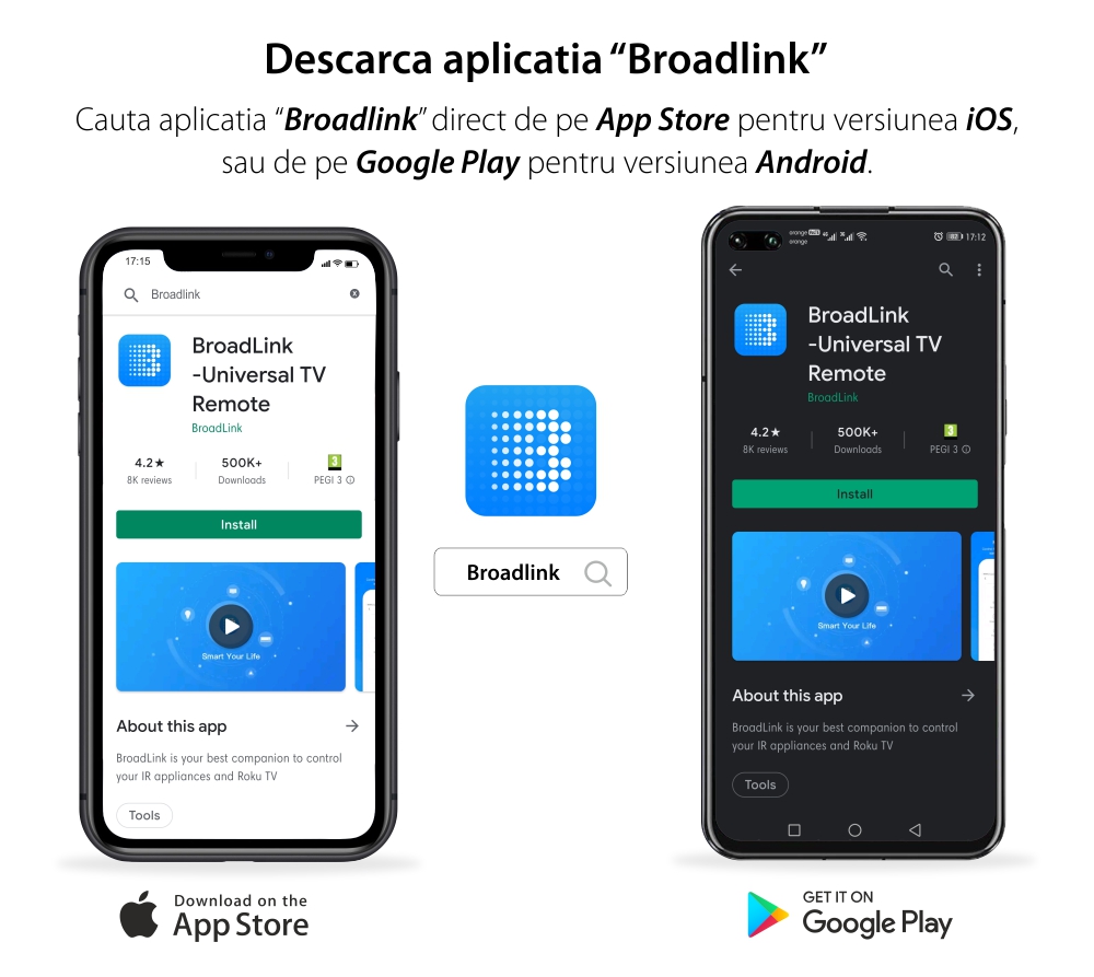 Lampadina intelligente Wi-Fi, BroadLink LB27, A60, 800 LM, Dimmer, Potenza 10W, Controllo tramite app