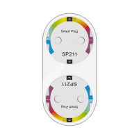 Presa smart doppia Gosund SP211, Controllo tramite applicazione, Programmazione e timer, Potenza max. 3680 W, Corrente 16 A