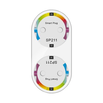 Presa smart doppia Gosund SP211, Controllo tramite applicazione, Programmazione e timer, Potenza max. 3680 W, Corrente 16 A