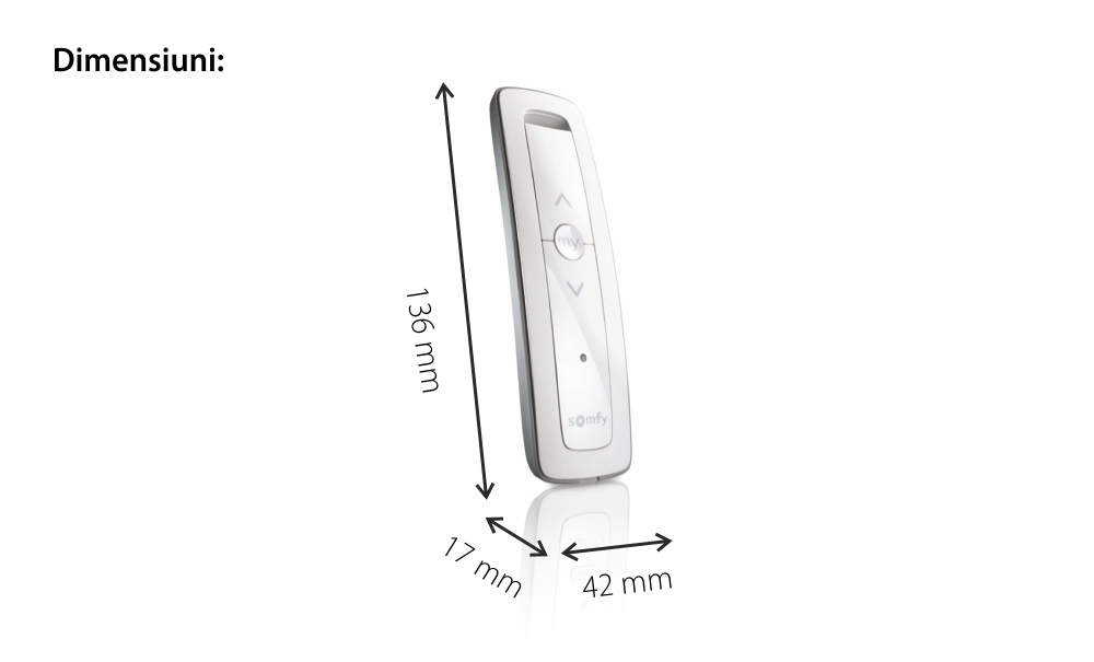 Telecomando Somfy Situo 1 RTS Pure II EE, per il controllo di dispositivi e gruppi