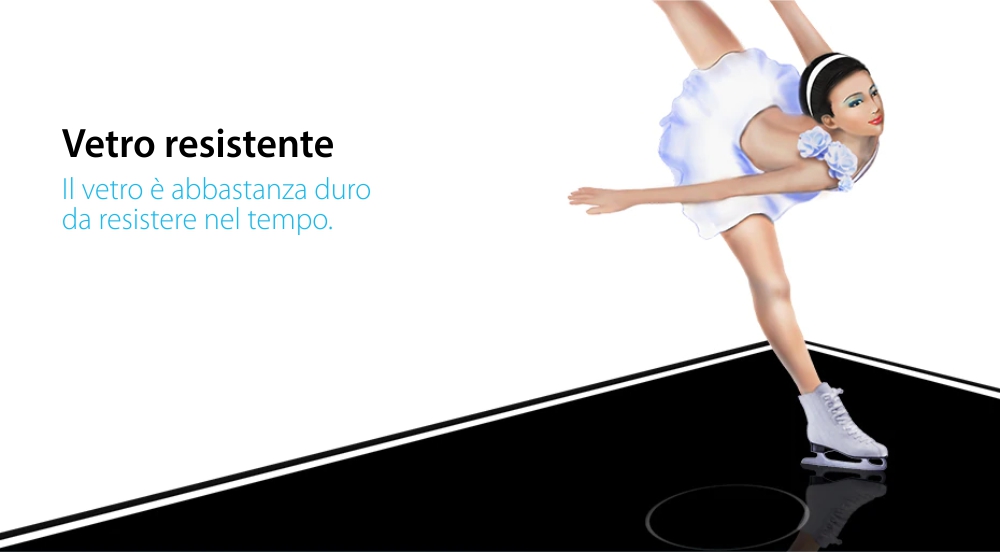 Interruttore Touch per Tende Livolo in Vetro, Standard Italiano