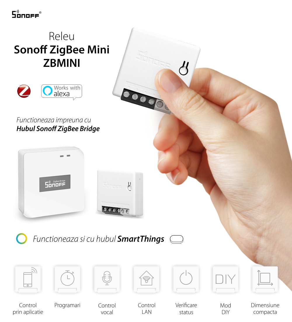 Relè Sonoff ZigBee Mini, Programmazione, Controllo remoto, Protocollo ZigBee 3.0