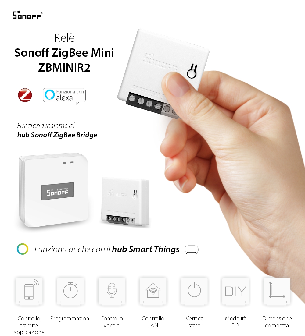 Relè Sonoff ZigBee Mini, Programmazione, Controllo remoto, Protocollo ZigBee 3.0