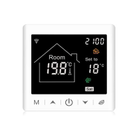 Termostato Wi-Fi per riscaldamento elettrico a pavimento BeOk TR9B-WIFI-EP