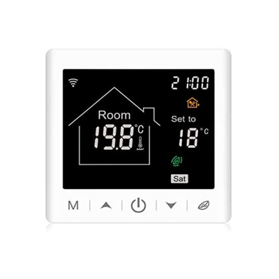 Termostato Wi-Fi per riscaldamento elettrico a pavimento BeOk TR9B-WIFI-EP