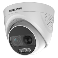 Telecamera di sorveglianza HikVision ColorVU Analog HD, 2 MP, obiettivo 2.8 mm, Infrarossi, Allarme – Ricondizionato