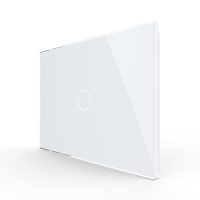 Pannello interruttore semplice touch Livolo in vetro, standard Italiano – Nuova serie