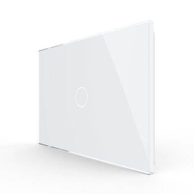 Pannello interruttore semplice touch Livolo in vetro, standard Italiano – Nuova serie