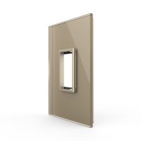 Cornice in vetro Livolo standard italiano 1M – Nuova serie colore dorato