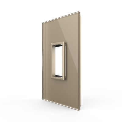 Cornice in vetro Livolo standard italiano 1M – Nuova serie colore dorato