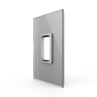 Cornice in vetro Livolo standard italiano 1M – Nuova serie colore griggio