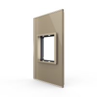 Cornice in vetro Livolo standard italiano 2M – Nuova serie colore dorato