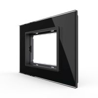 Cornice vetro Livolo standard italiano 3M – Nuova serie colore nero