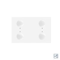 Modulo interruttore quadruplo deviatore/invertitore touch Livolo standard italiano, nuova serie
