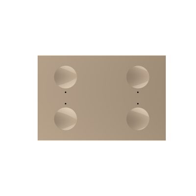 Modulo interruttore quadruplo con touch Livolo, standard italiano, nuova serie colore dorato