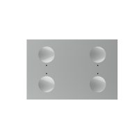 Modulo interruttore quadruplo con touch Livolo, standard italiano, nuova serie colore griggio