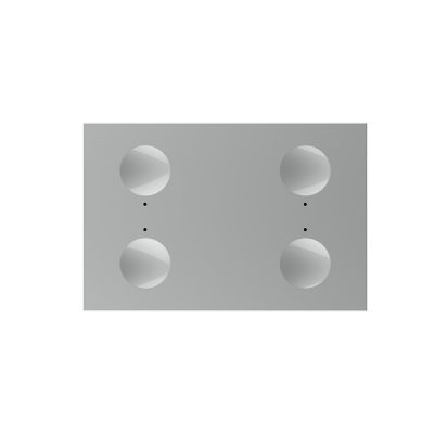 Modulo interruttore quadruplo con touch Livolo, standard italiano, nuova serie colore griggio
