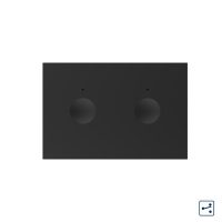 Modulo Interruttore Doppio Deviatore/Invertitore  con Touch LIVOLO, standard italiano – Nuova Serie, Bianco colore nero